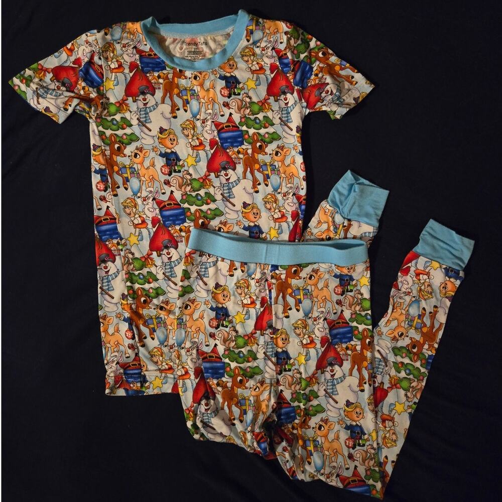 Boutique 3T Christmas Classics Pjs Long Sleeve Pant Set
